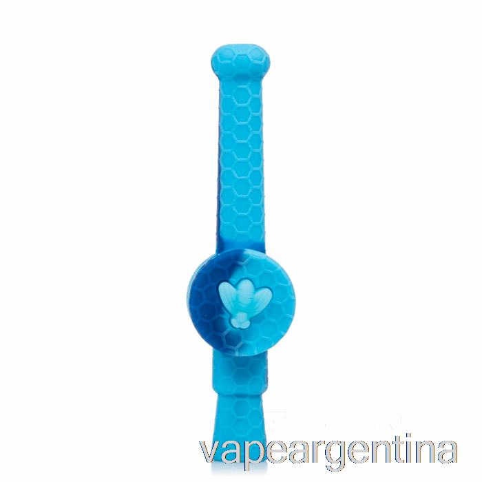 Stratus Reclaimer Honey Dipper Silicona Dab Paja Mármol Azul (azul Bebé / Azul) Vape Argentina